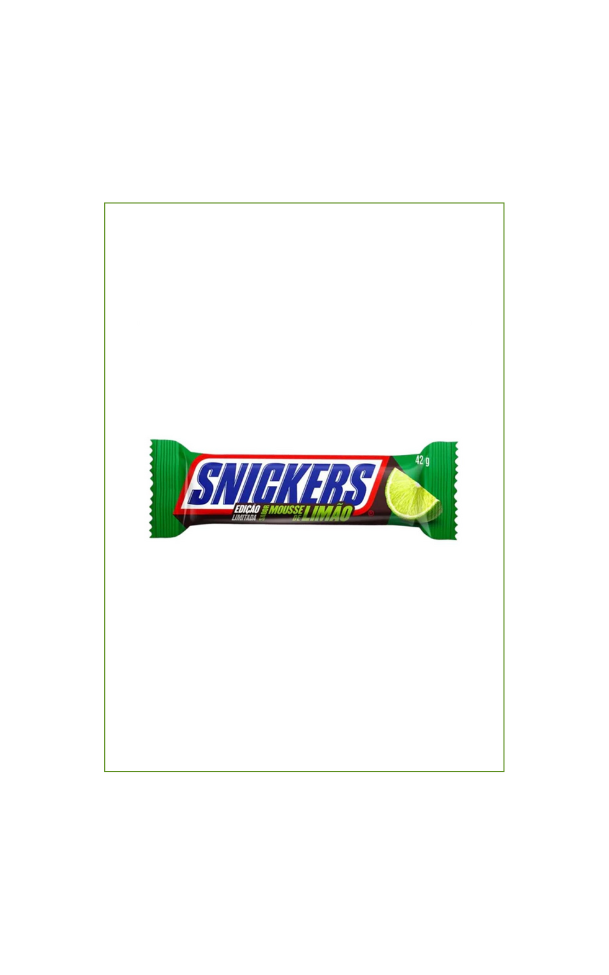 Snickers Mousse de Limao Flavour (20 x 42g) MHD 02/01/2025