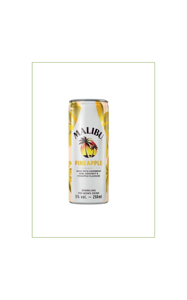 Malibu Pineapple 10% (24 x 0,250l)