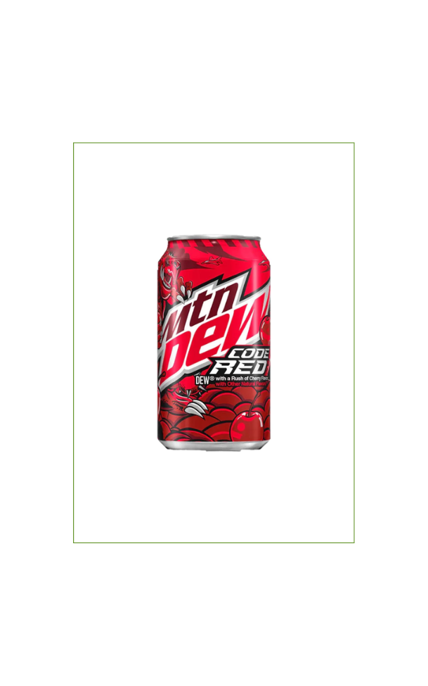 Mountain Dew Code Red (24 x 0,355l) MHD 12/08/2024